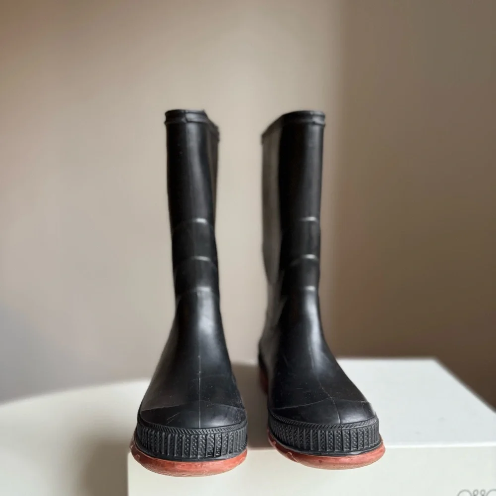 Rubber Rain Boots Made in Canada Kids Size 2 Unisex Waterproof Premium Heavy